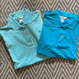 2 XS Lilly Pulitzer short sleeve polos